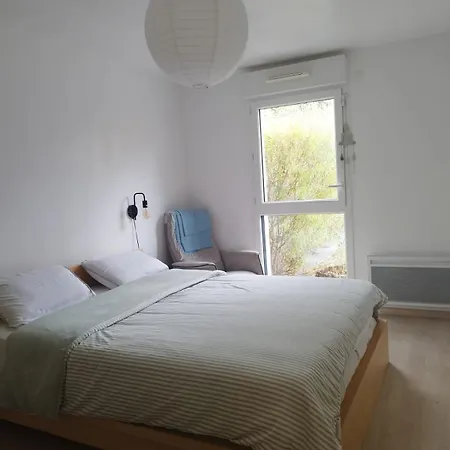 아파트 Le Cosy Grand 2 Pieces Avec Terrasse Couverte Jardin Et Place De Parking