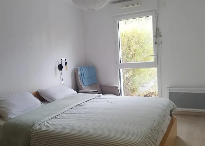 Апартаменты Le Cosy Grand 2 Pieces Avec Terrasse Couverte Jardin Et Place De Parking